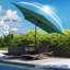 3M Large Square Paraso with UV, Garden Sun Shade Canopy Patio Outdoor Umbrella-348215665