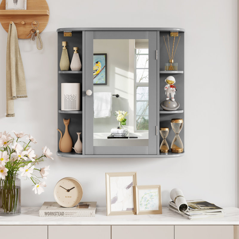 Cari Bathroom Storage, Gray