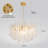 10 - Light Modern Tree Branch Crystal Chandelier Luxury Gold Crystal Pendant Lighting Dimmable Tiered Chandelier