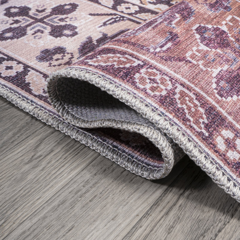Tapis brun / gris Victoria, Rectangle 2 pi 11 po x 5 pi