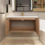 Meuble-lavabo simple 35,4 po avec plateau en résine Andelka-1497667457