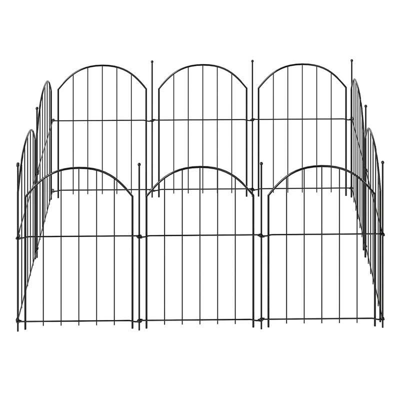 43cm H x 33cm W Metal Fence Panels Included