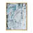 Toile avec cadre flottant or