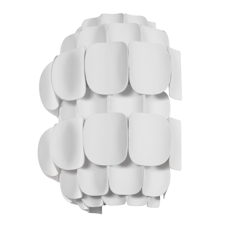 Swoon Wall Sconce, Matte White, 1