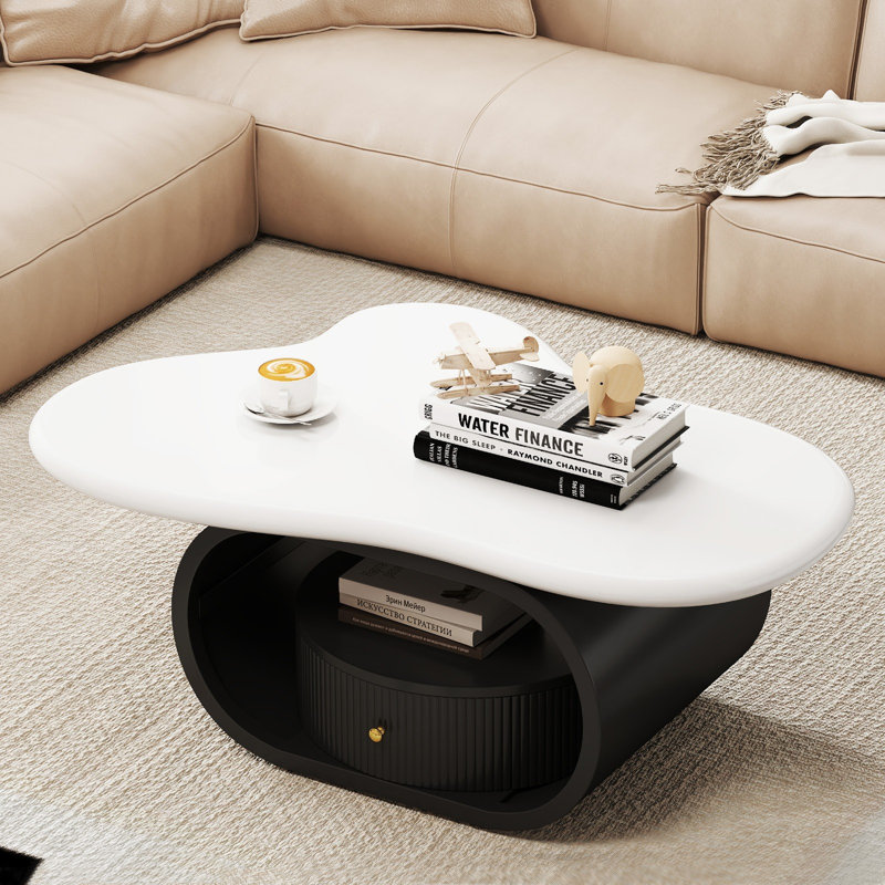 Table basse avec tiroirs Fashion Cloud, White