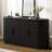 Modern Vertical Striped Storage Cabinet with Adjustable Shelves and Sturdy Construction-117061472