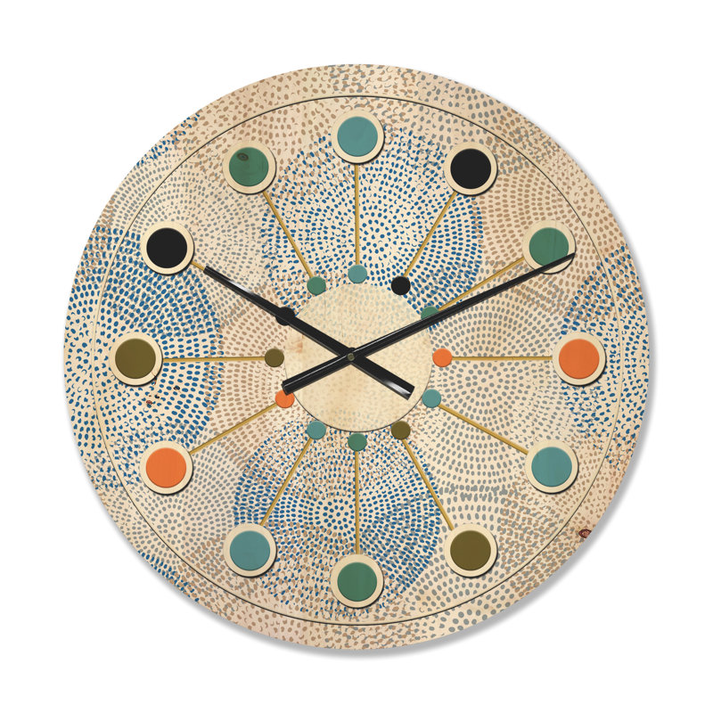 Horloge murale abstraite I, Moyen
