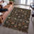 Premium Machine Washable Dahl AMF1085 Floral Rug-1675449523