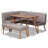 Chapalet Four Leg Base Dining Set-1925696717