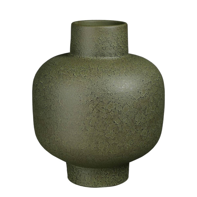 Chennelle Terracotta Table Vase, Green
