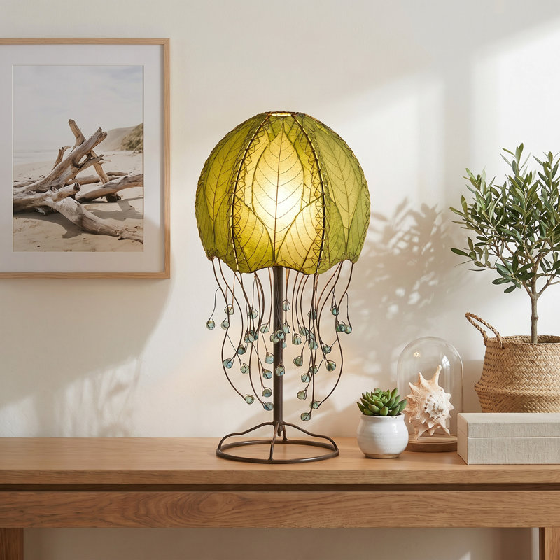 Lampe de table noire 24 "Vestfold, Vert