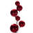 Vickerman 10' Red Ball Branch Garland.