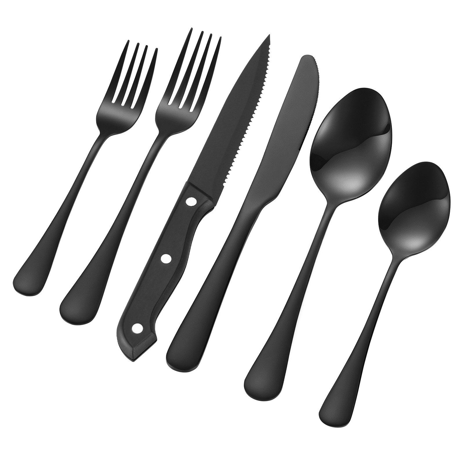 48-Piece Silverware Set Stainless Steel Cutlery Flatware Utensil Kitchen for 8