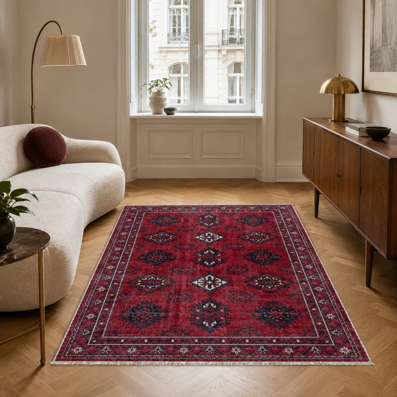 Striped Cotton and Chenille Flatweave Area Rug, 200 x 300 cm