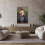 Dahlias, vers 1873 - Estampe murale abstraite contemporaine représentant une fleur de dahlia-580271767
