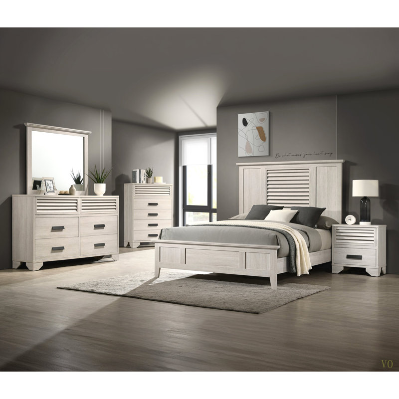 Tête de lit à persiennes 1pc, Grand lit