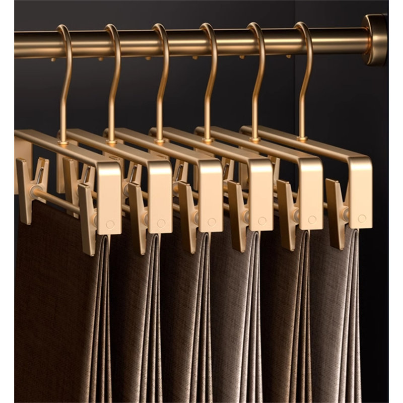 Aluminum Alloy Pants Hanger Clips, 20