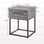 Table de bout avec rangement Celestial Contemporary, gris-223517317