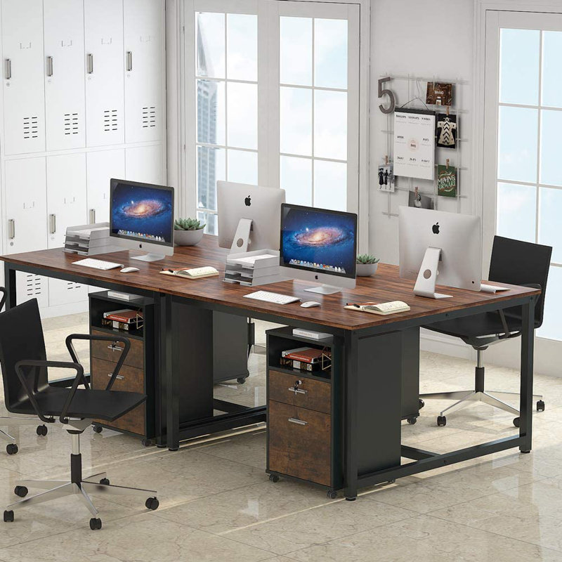 Cooleemee 15.75 " Wide 2 Vertical Filing Cabinet, Light Brown