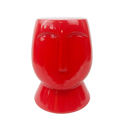 Tabouret artistique en céramique