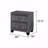 Modern Style Crystal Tufted 2-Drawer Nightstand  Upholstered With Velvet Fabric Made With Wood