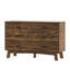 Commode 6 tiroirs double 47,24 po de largeur, commode avec base réglable pour chambre à coucher et salon-1388223210