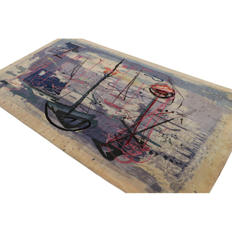 One-of-a-Kind No Hand Knotted Area Rug