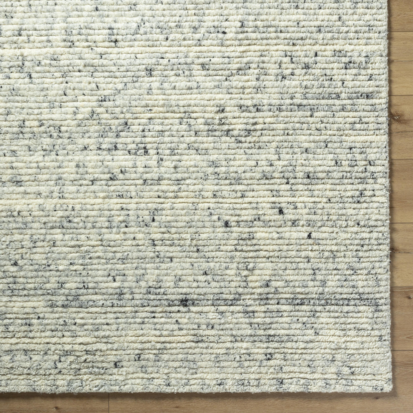 Morell Hand-Loomed Ash Wool Rug, Rectangle 9' x 12'