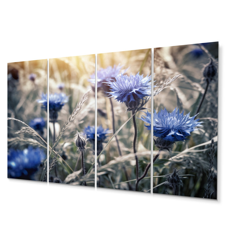 Farmhouse Plants & Flowers Wall Decor on Metal