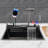 Digital Display Kitchen Sink With Faucet