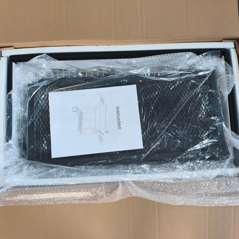Double Sided Barrel Charcoal Grill, 760 sq.in. BBQ Grill with Side Tables & Wheels for Backyard Outdoor Cooking