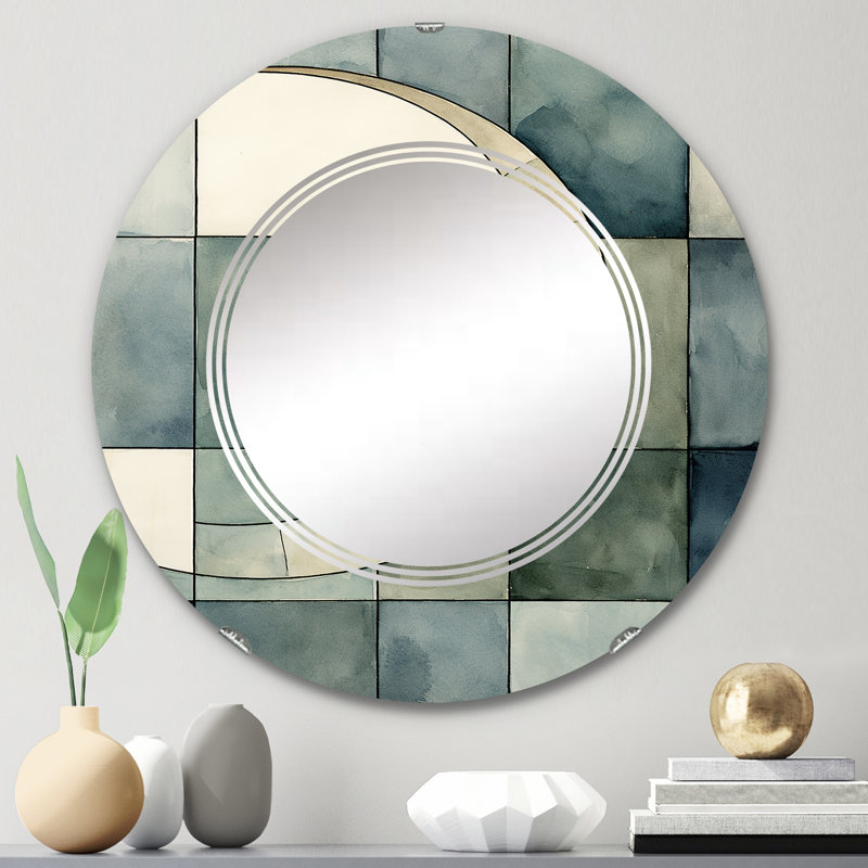 Circle Mirror, 24" x 24"