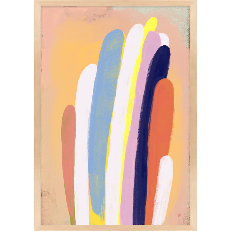 Sprout By Studiom - Framed Wall Art, Maple Framed, 25" H x 17.5" W x 1.25" D