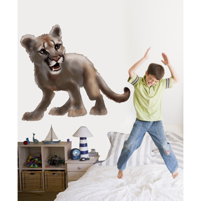 Décalcomanie murale cougar