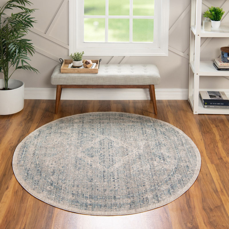 Tapis oriental Gabbs, Rond 5 pi 3 po