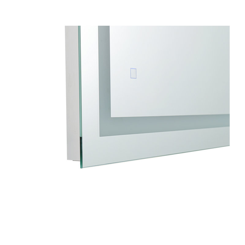 Miroir de salle de bain avec éclairage Zenith, 25 po x 19 po
