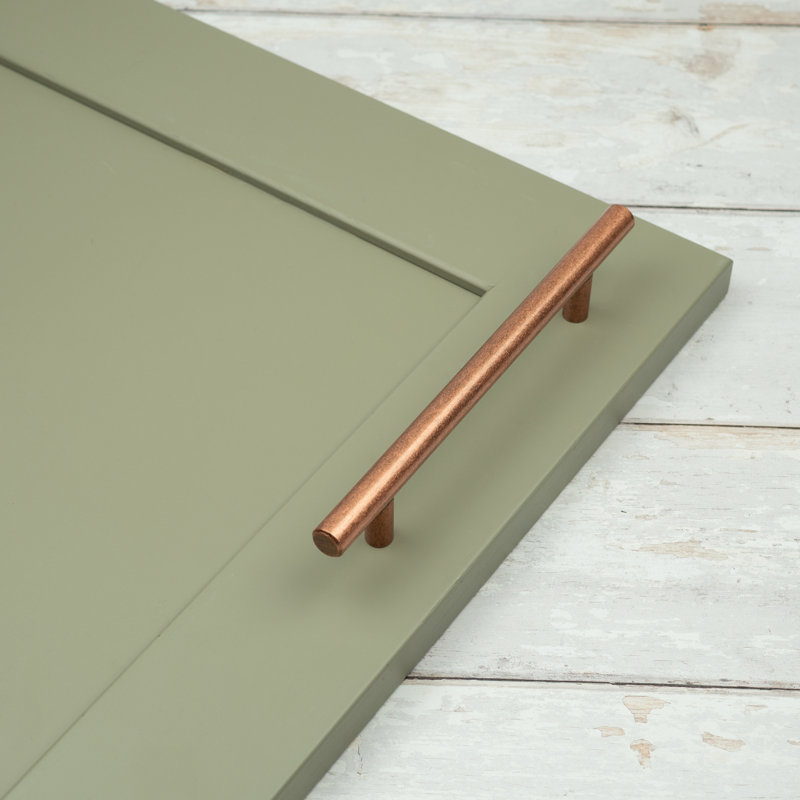 Antique Copper Cabinet T-Bar Handles, 128mm