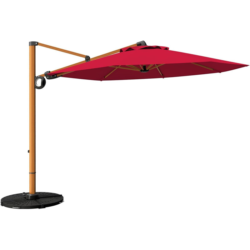 Parasol en porte-à-faux avec manivelle 118,1 po Syreena