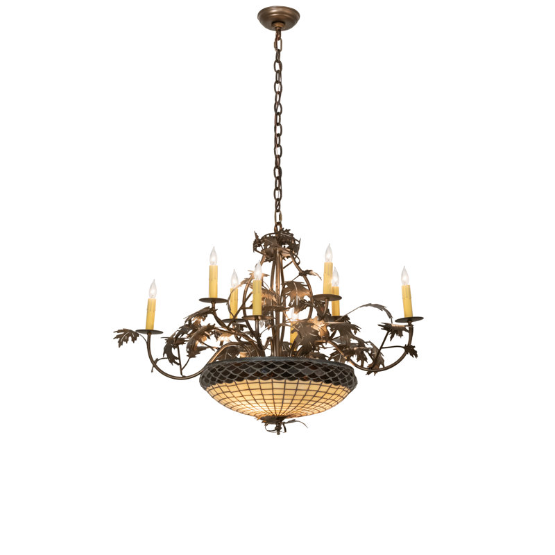 Lustre classique à 11 lumières de style bougie Kip