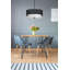 Double abat-jour tambour 3 lumières