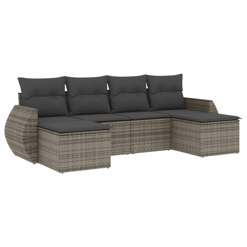  Garden Sofa Set Grey