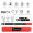 16pc Serpentine Belt Tool Set, Install Remove Serpentine Belts For Spring Loaded, With Case
