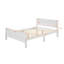 Lit plateforme en bois avec tête de lit et lattes en bois-878902990-878902989