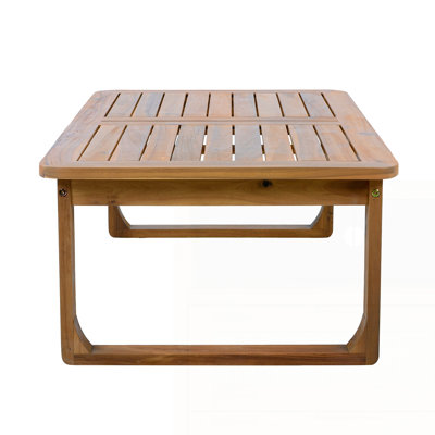 Acacia Wood Outdoor Coffee Table