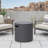 Aegean 24" Round Steel Propane Fire Pit Table with Hidden Tank Storage by Real Flame-95635478