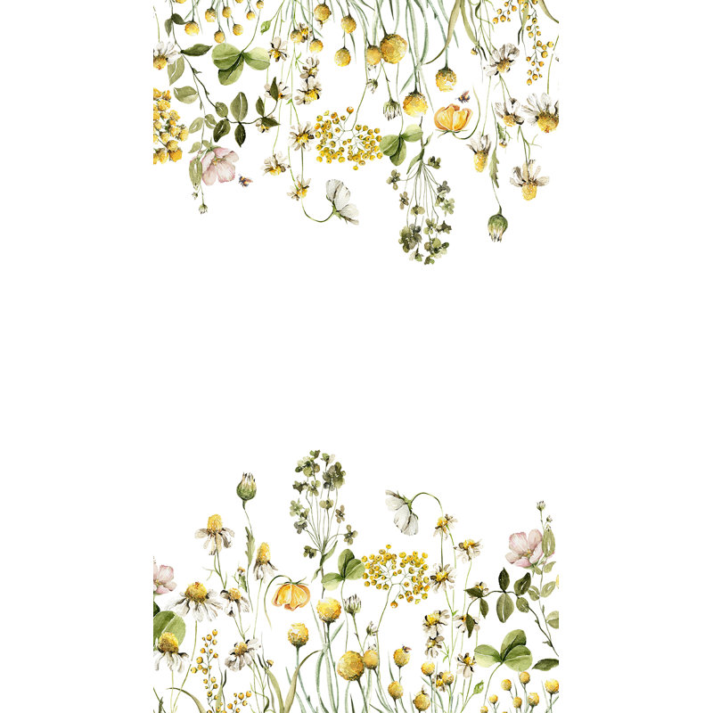 Field Blossom Yellow Wall Mural
