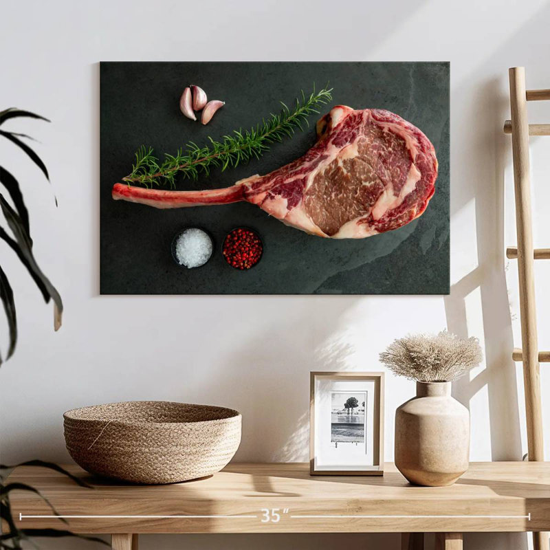 Yarlin Raw Tomahawk Steak, 16" H x 24" W