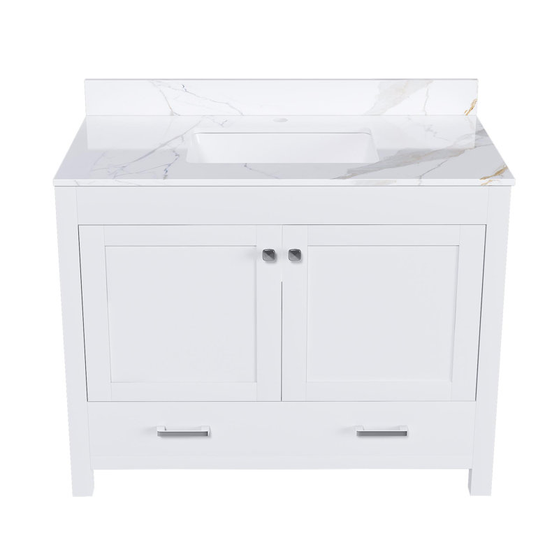 Meuble-lavabo simple autoportant 43 po avec lavabo