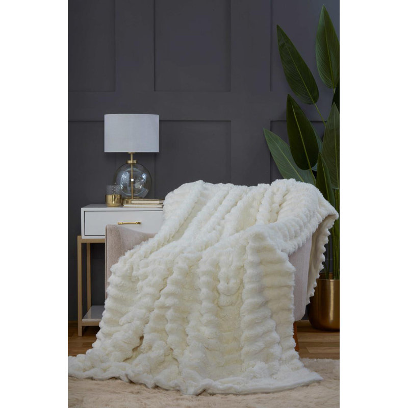 Fairmont Park Throw, White