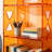 Orange Arc Acrylic Bookcase-1986802561
